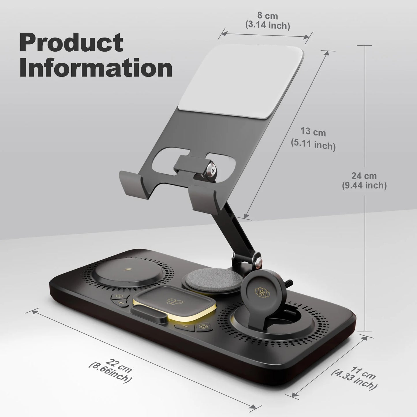 7 in 1 Wireless Charging Station For iPhone Apple Watch