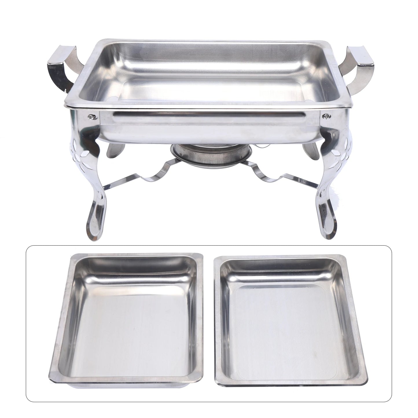 Hign-concerned Food Warmer Chafing Dish Stainless Steel Buffet Container