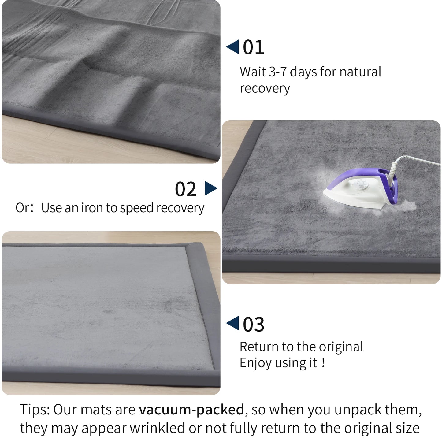 Huloo Sleep Tatami Baby Play Mat Non Slip Crawling Rug