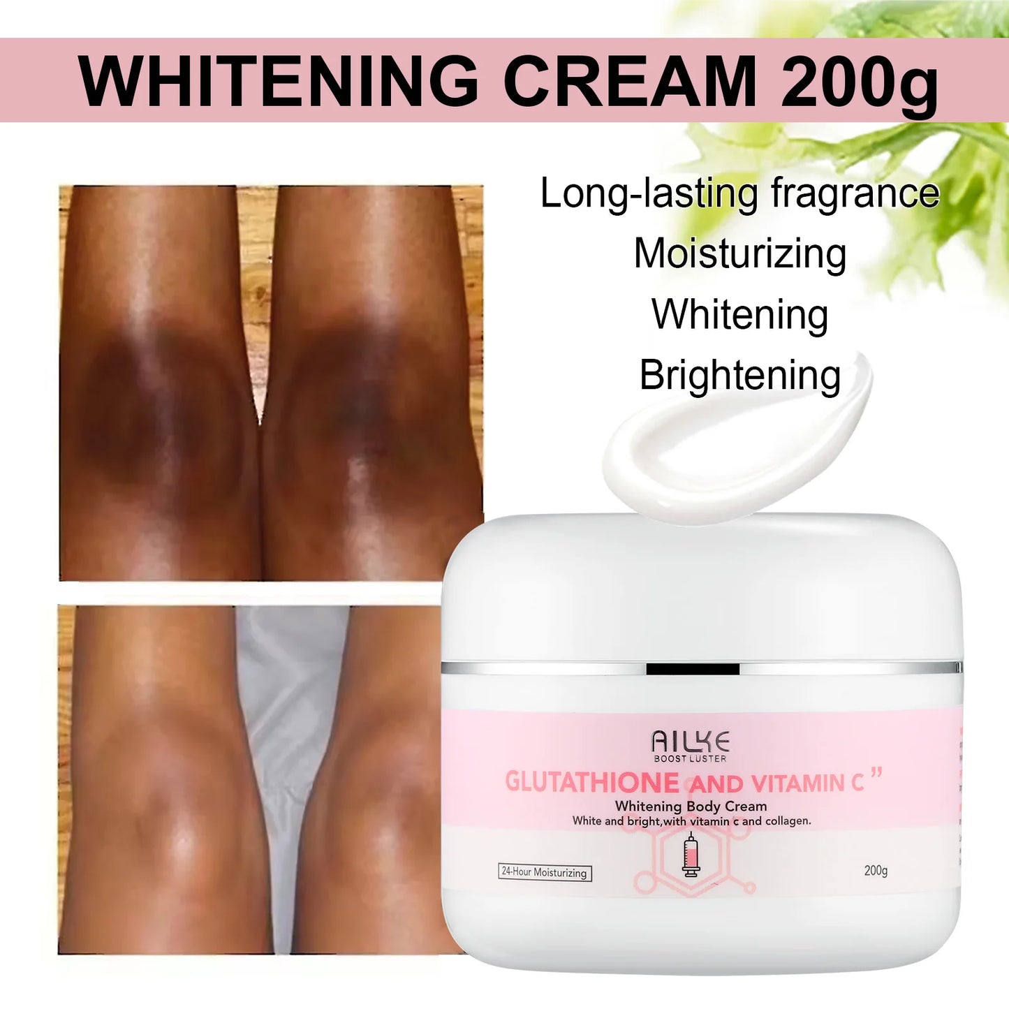 AILKE Vitamin C Brightening Lotion for Hydration and Glowing Skin