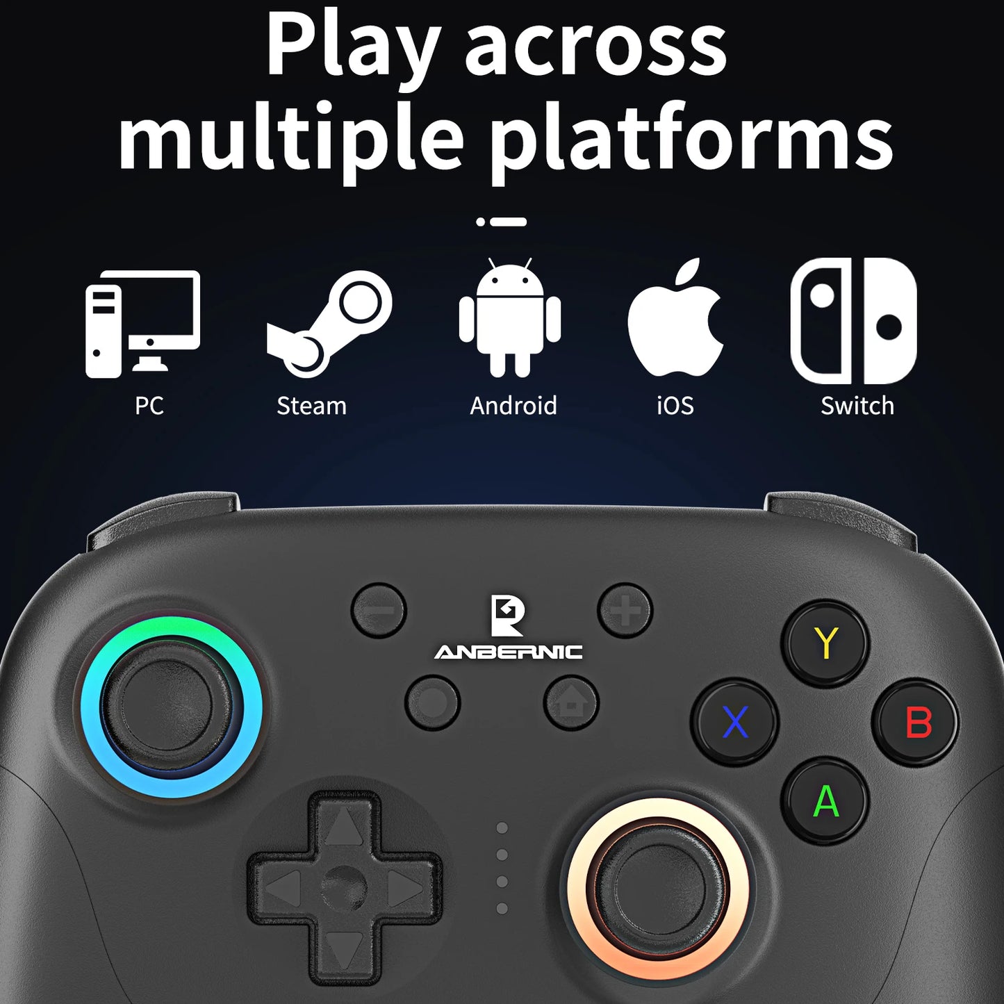 Anbernic RG P01 Retro Games Controller Wired Wireless Gamepad