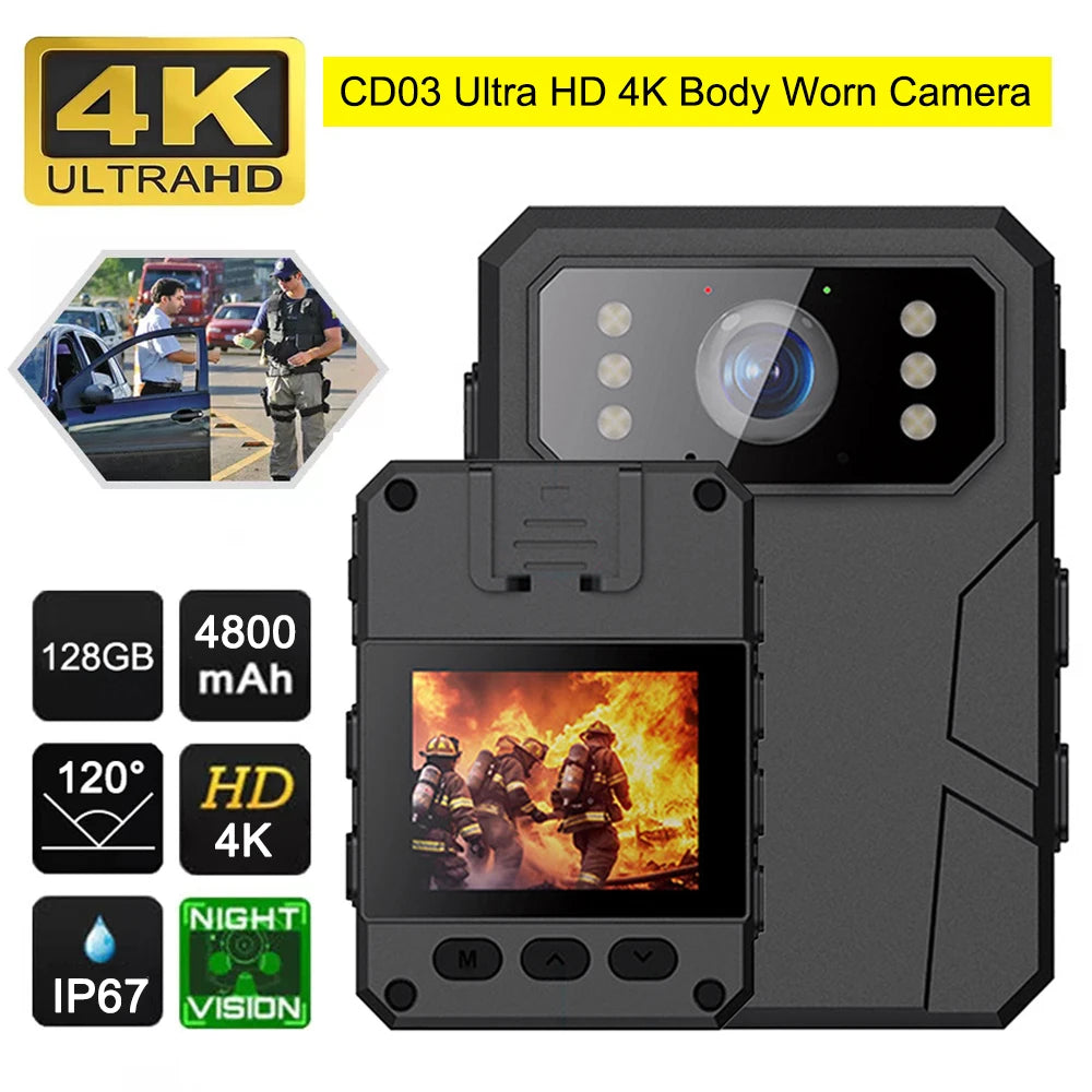 Full HD Body Worn Camera Mini Night Vision Recorder