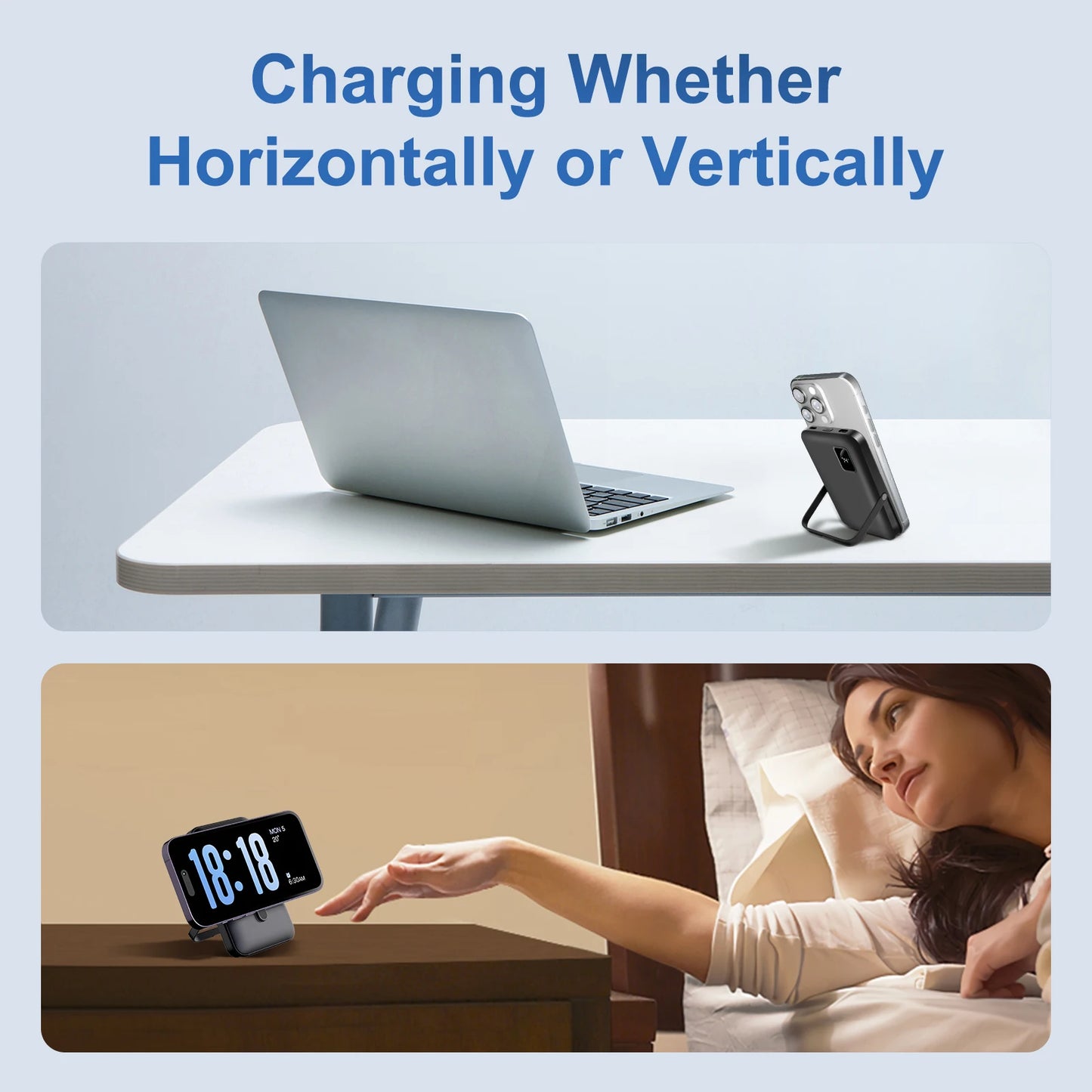 Magnetic Power Bank 10000mAh Wireless Charger 20W Fast Charging Portable External Battery For iPhone 15 14 13 12 Series