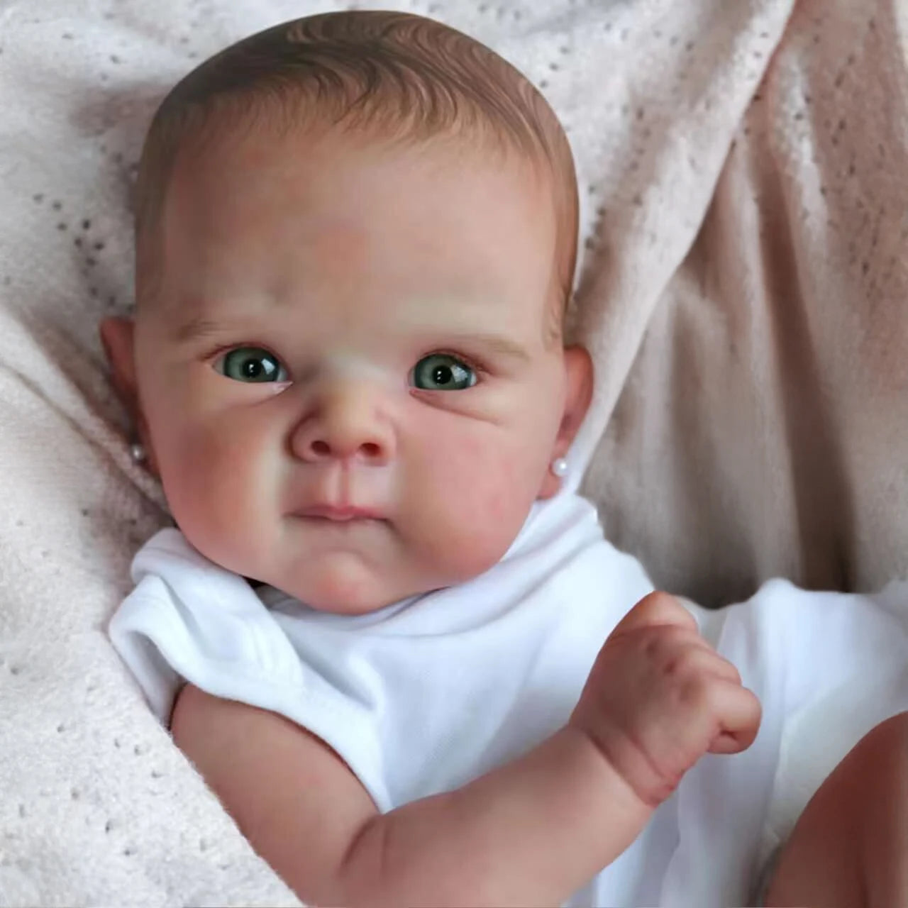 NPKC Bettie Lifelike Vinyl Baby Doll Painted Hair Realistic