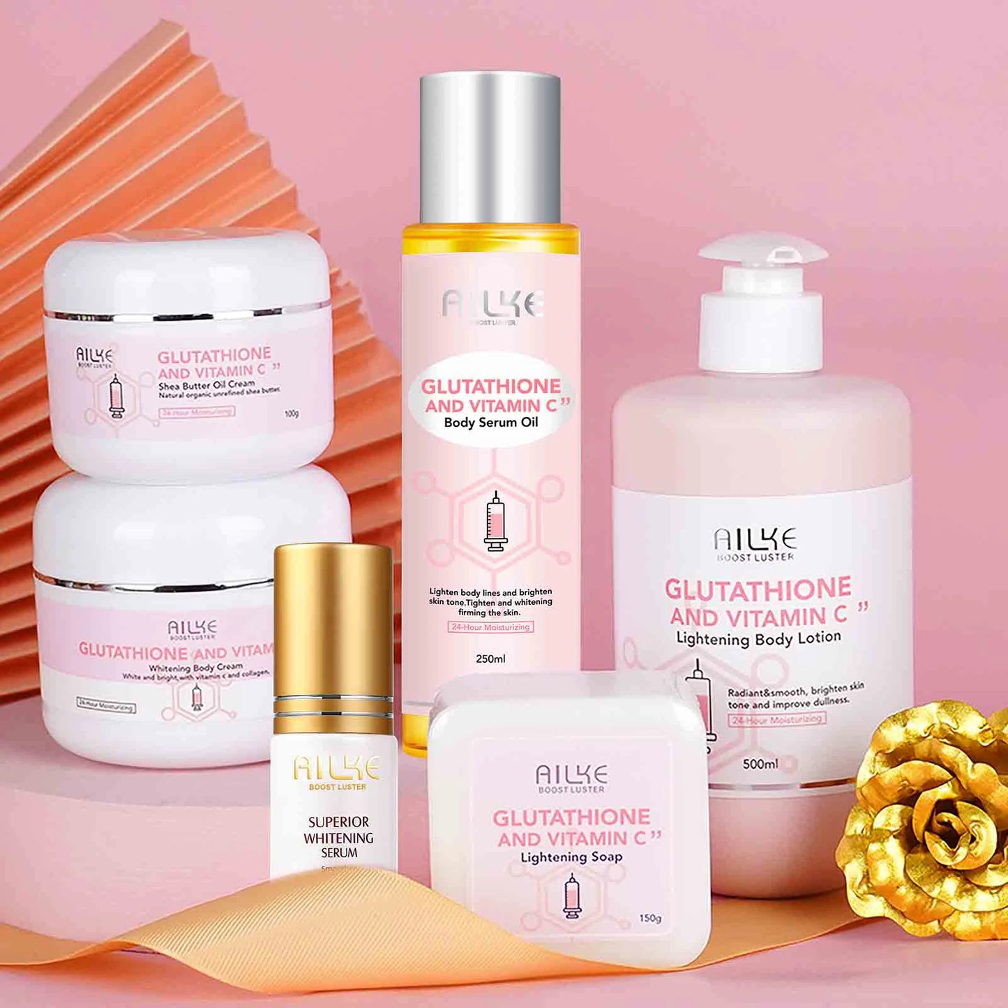AILKE Vitamin C Brightening Lotion for Hydration and Glowing Skin