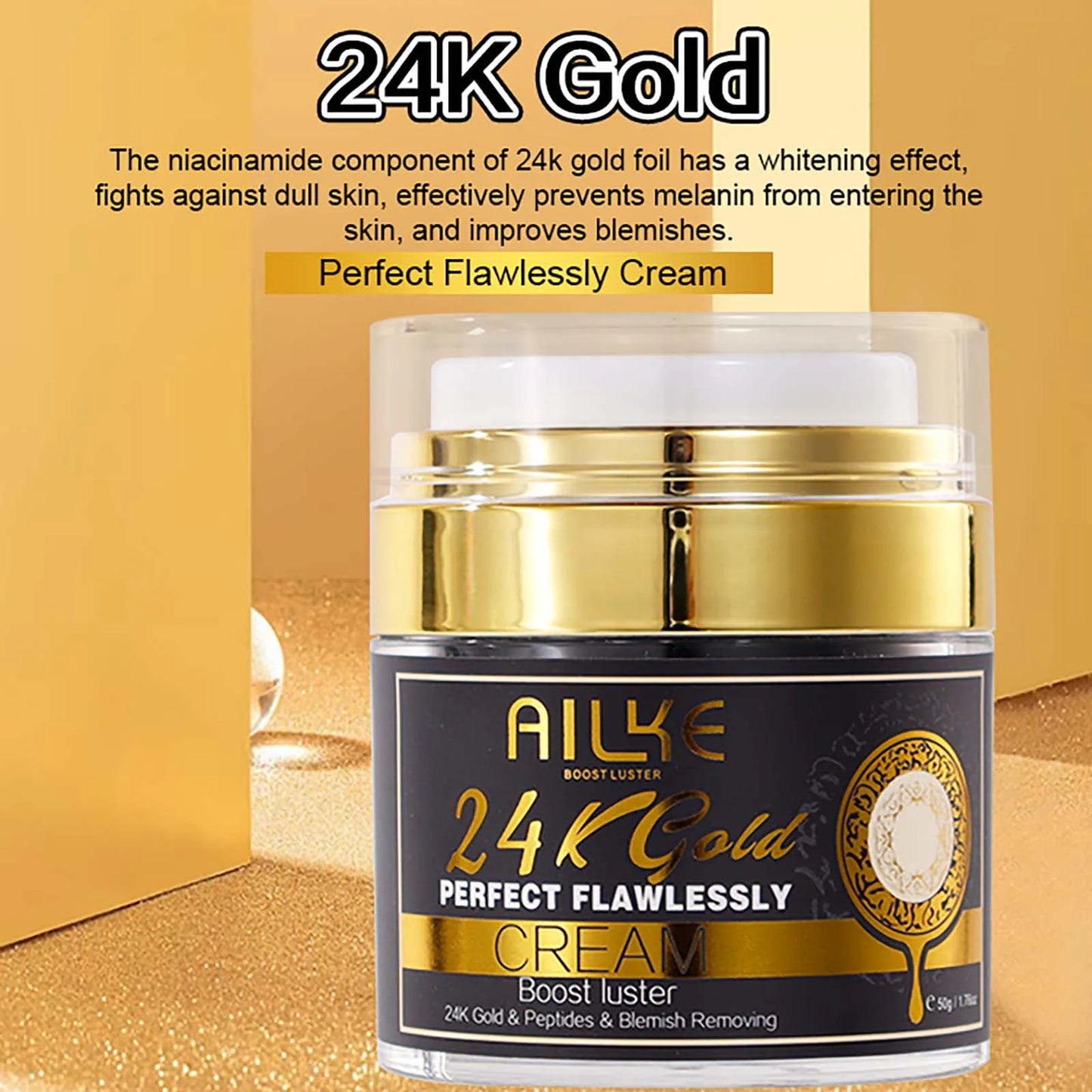 AILKE 24K Whitening Skin Set Cleanser For All Skin Types