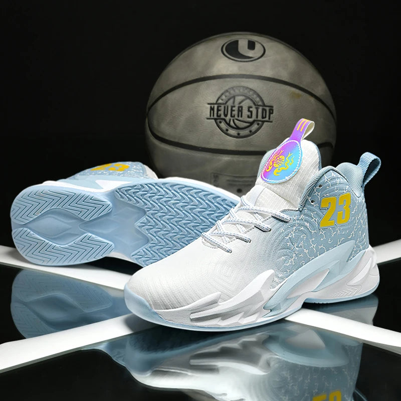 Louis Kadhrcn Mens Basketball Shoes Breathable Non Slip