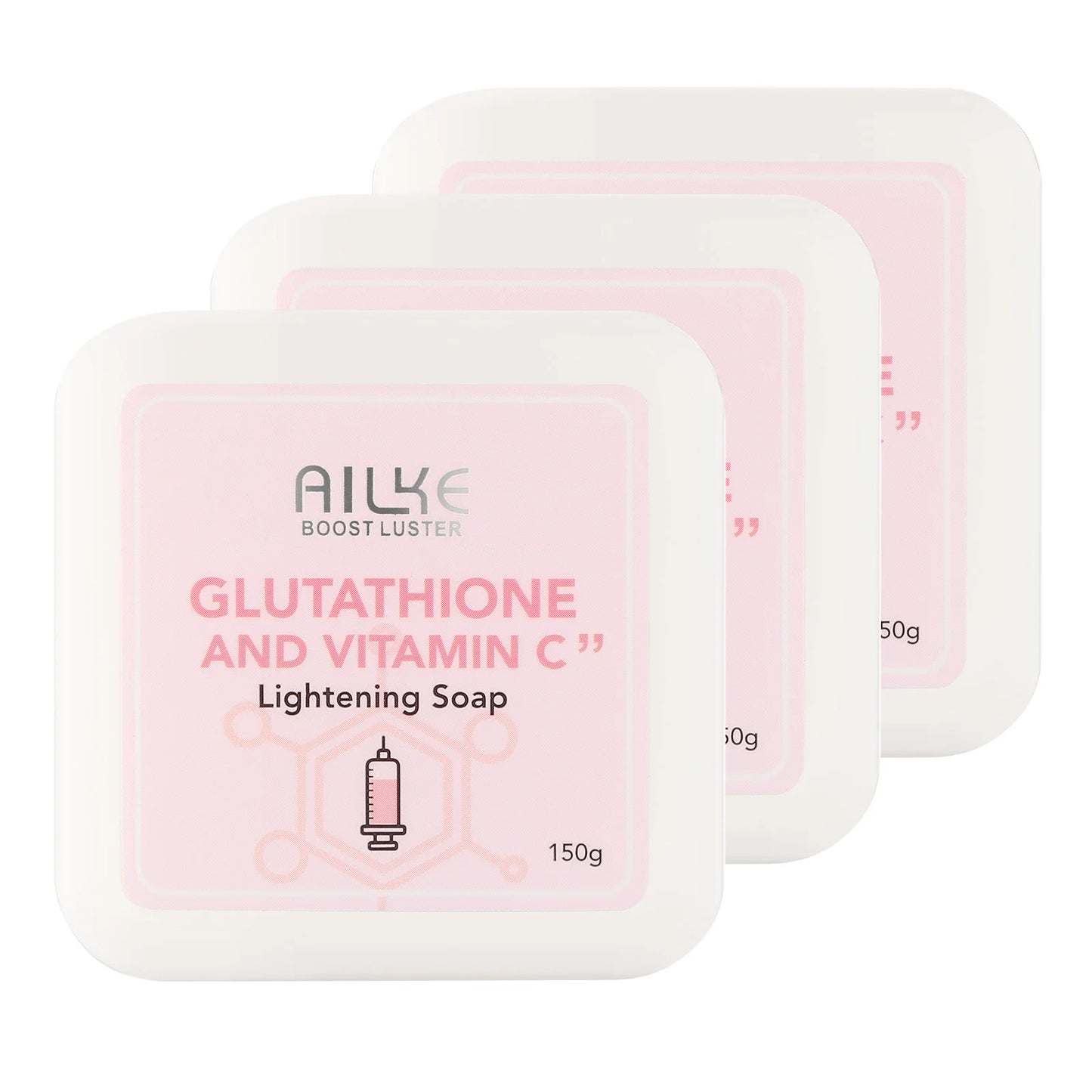 AILKE Glutathione Vitamin C Whitening Soap For All Skin Types