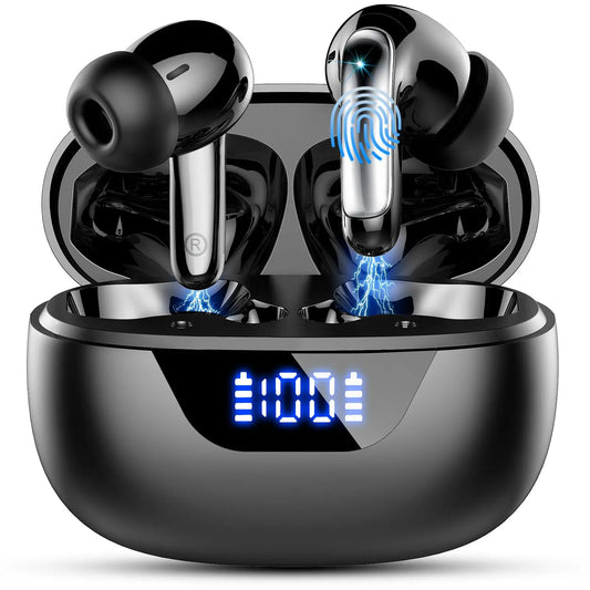 Jxrev Wireless Earbuds Bluetooth 5 3 Stereo With ENC Mic 48H