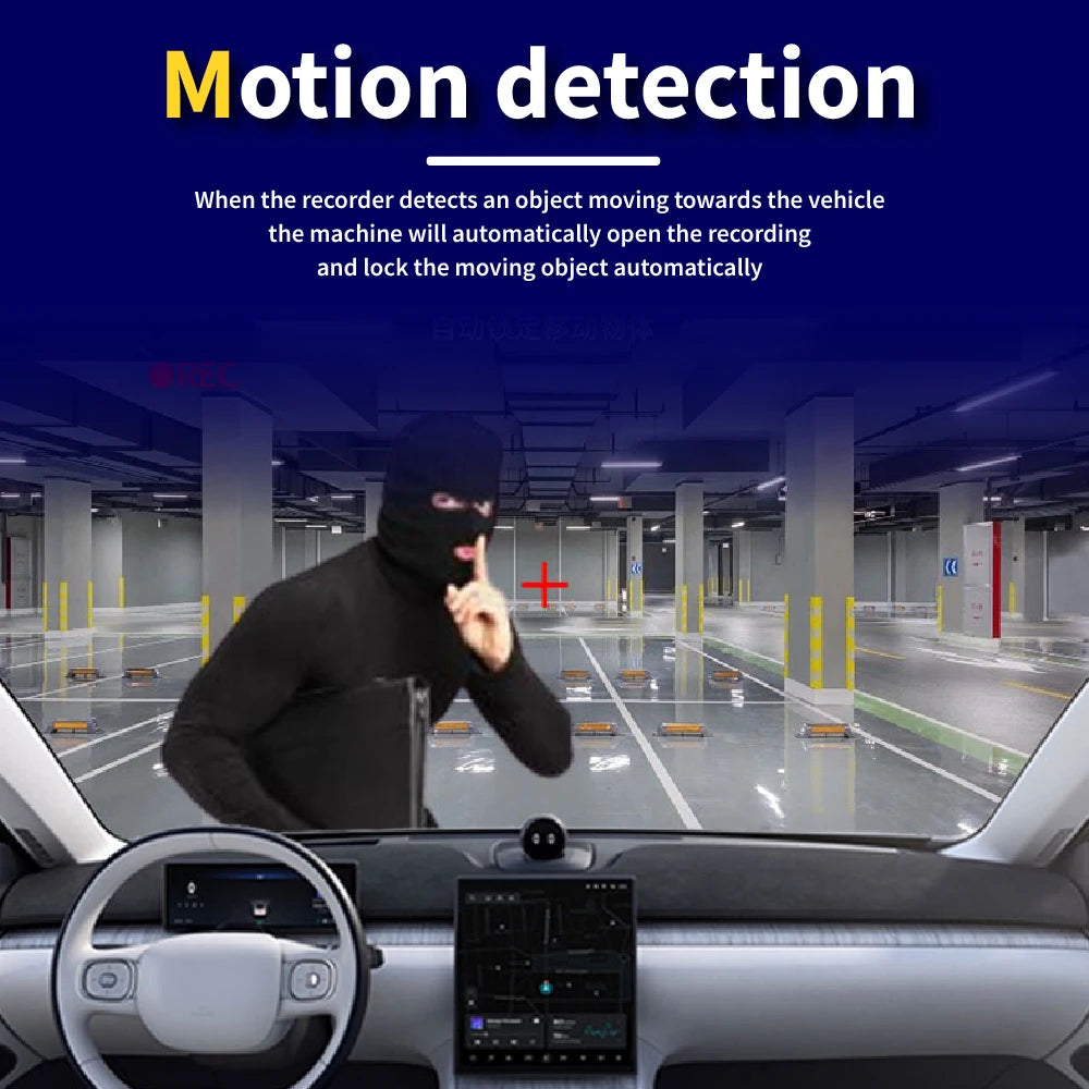 CAICYTO DashCam Car DVR Three Cameras FHD 1080P Night Vision