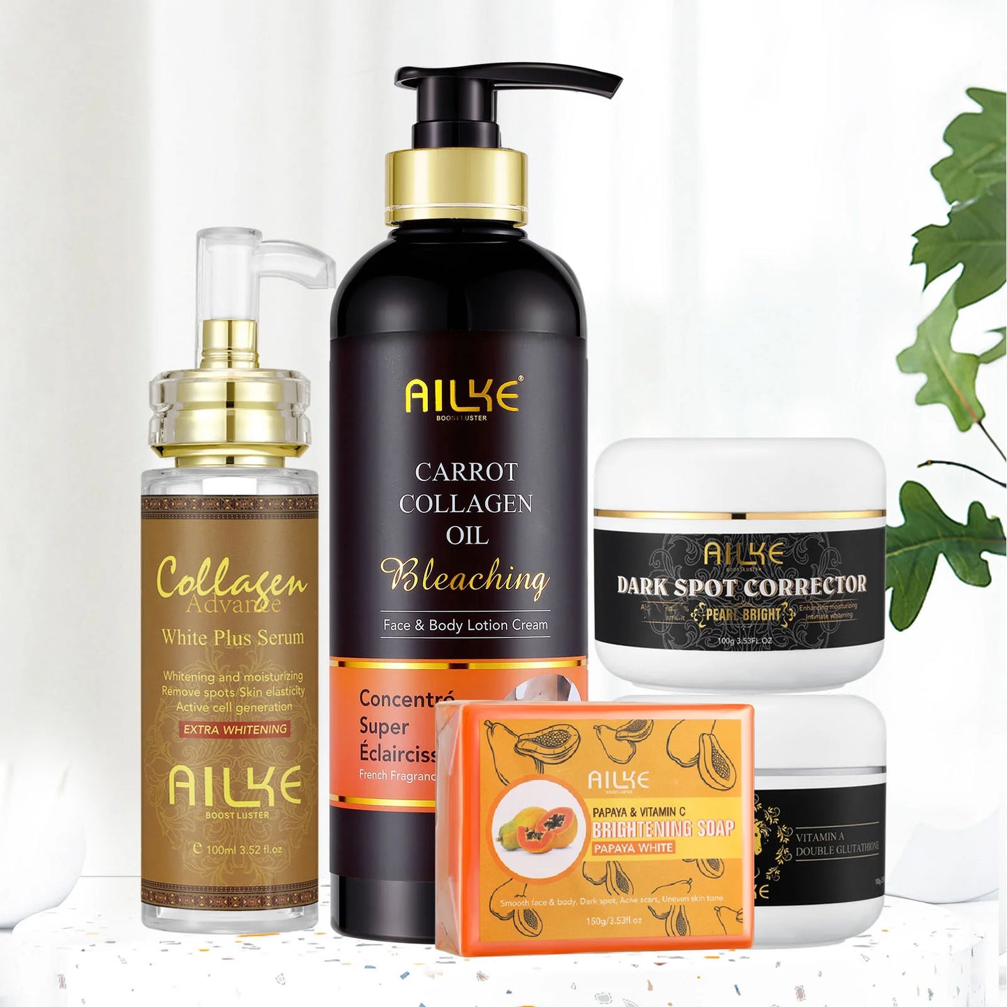 AILKE Collagen 5 in 1 Skin Care Kit For Face And Body