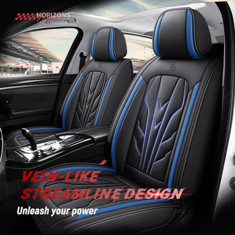 Universal Waterproof Leather Car Seat Cover for Five Seaters