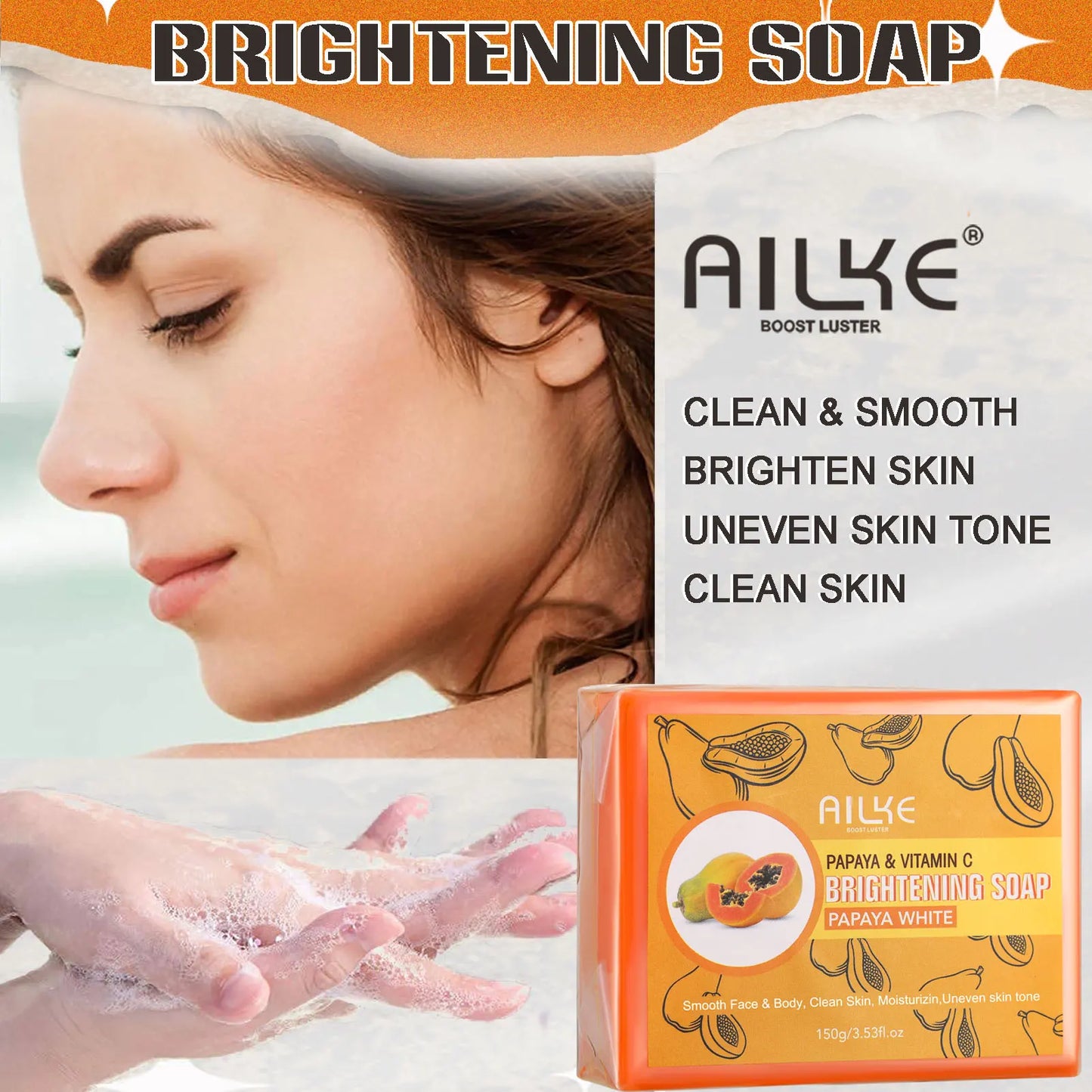 AILKE 5-In-1 Glutathione Skin Care Kit for Women Brightening