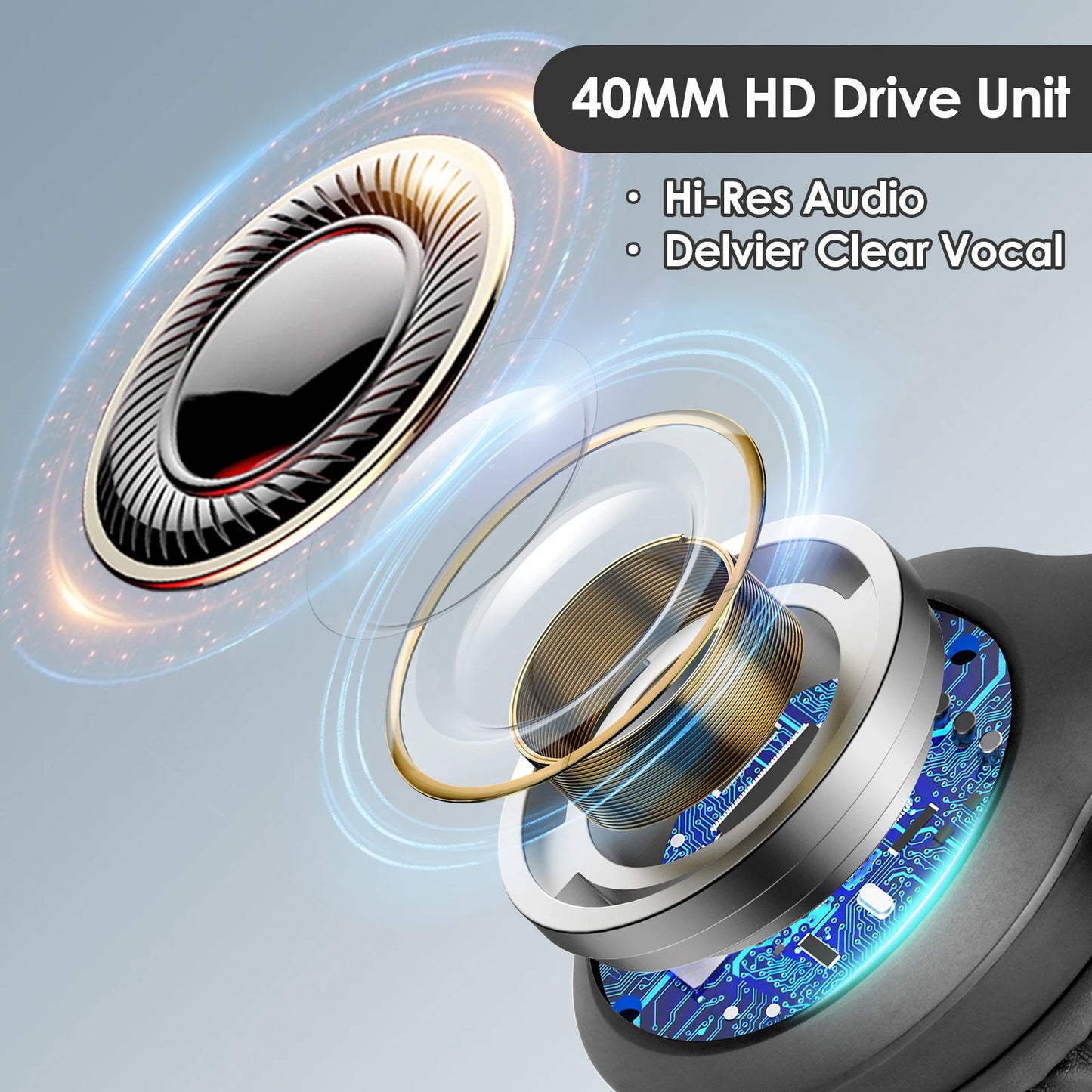 Siindoo JH 919 Wireless Bluetooth Headphones Foldable
