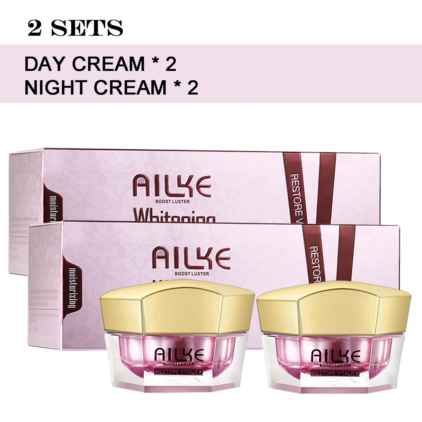 AILKE Lightening Face Cream With Hyaluronic Acid for Radiant Skin