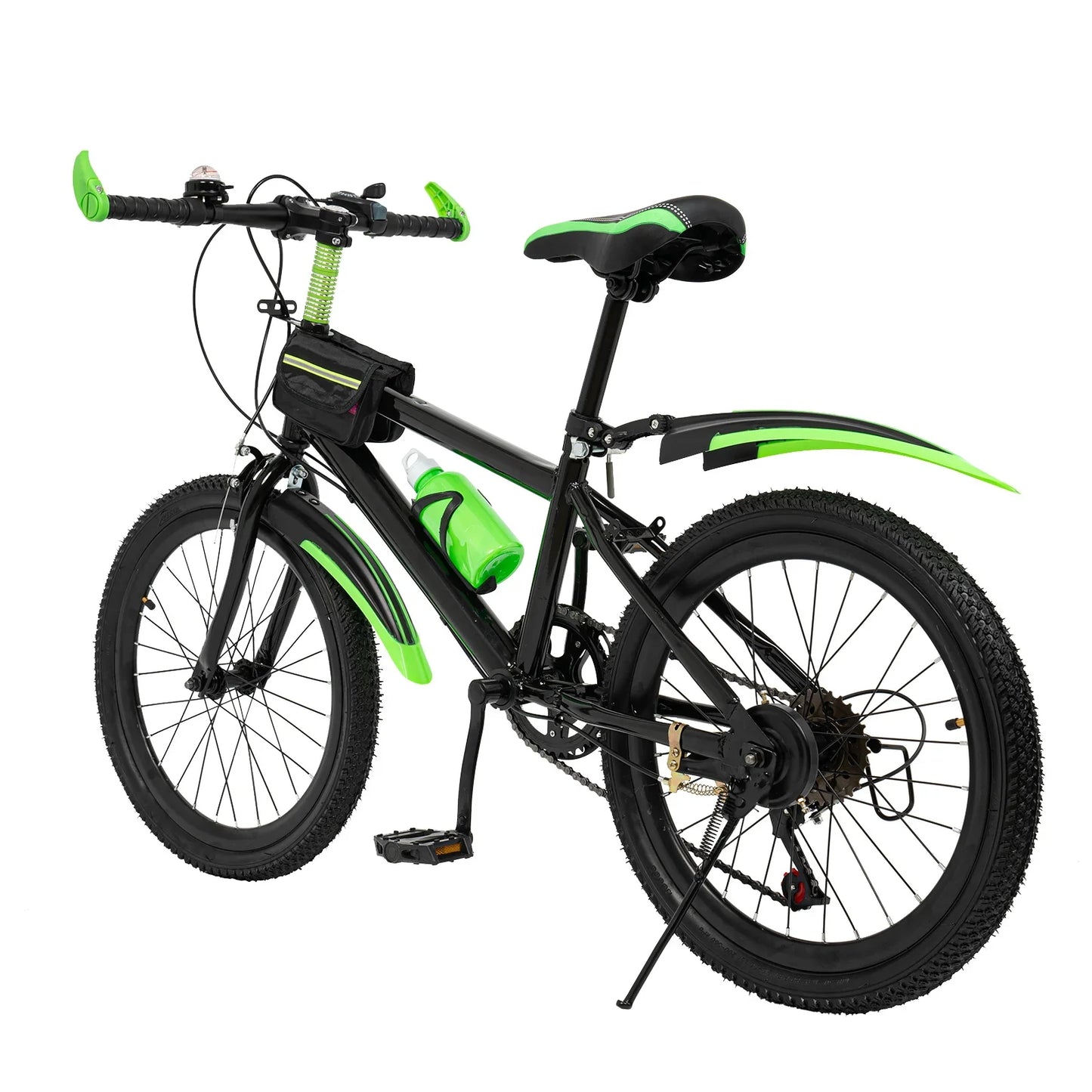 Unisex Kids Mountain Bike With Kettle Holder And Disc Brakes