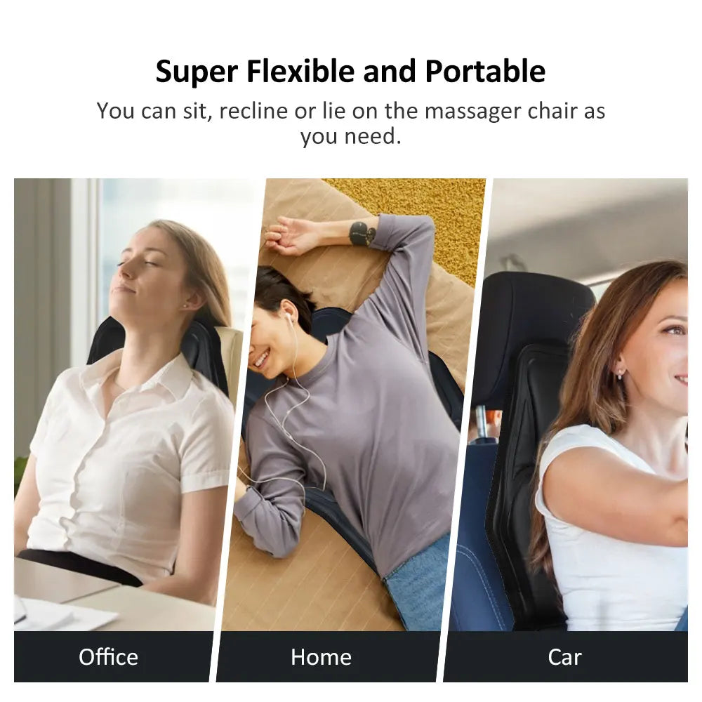 Agdoad Electric Massage Pad With Heating And Vibration