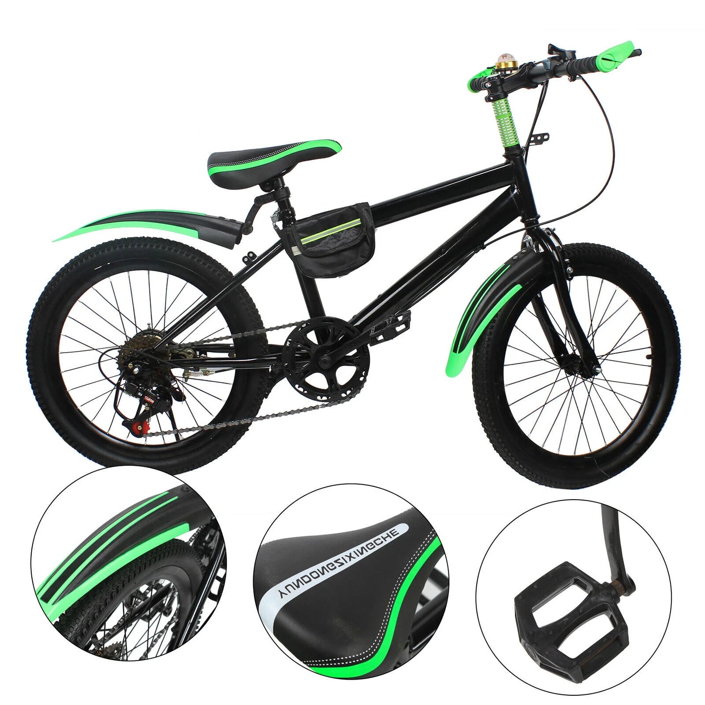 Unisex Kids Mountain Bike With Kettle Holder And Disc Brakes
