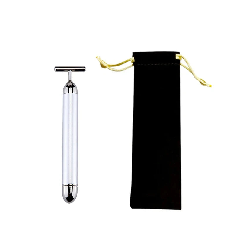 Ascott Carlo 24K Gold Face Lift Roller Electric Vibrating Massager