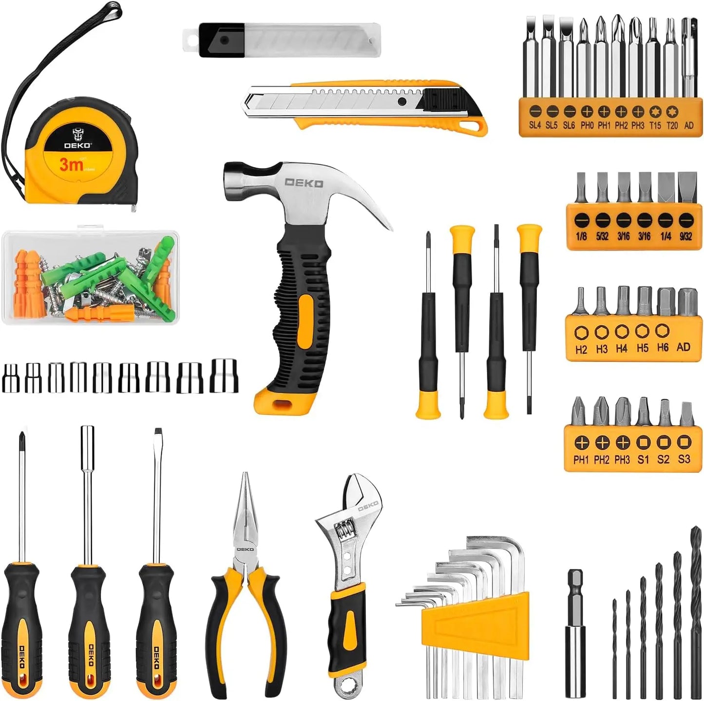 DEKODIY 8V Cordless Drill Power Tool Combo Kit With Keyless Chuck