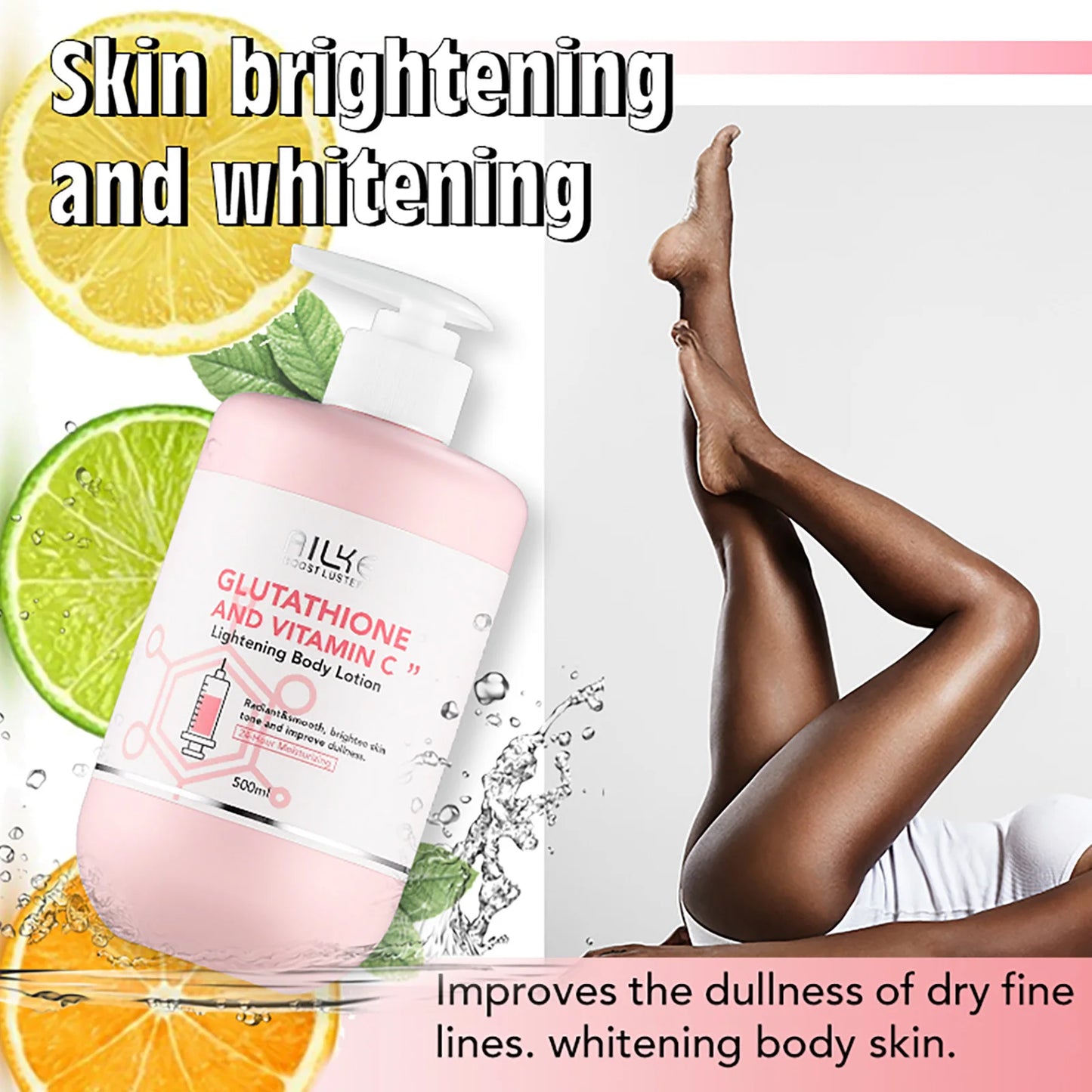 AILKE Vitamin C Brightening Lotion for Hydration and Glowing Skin