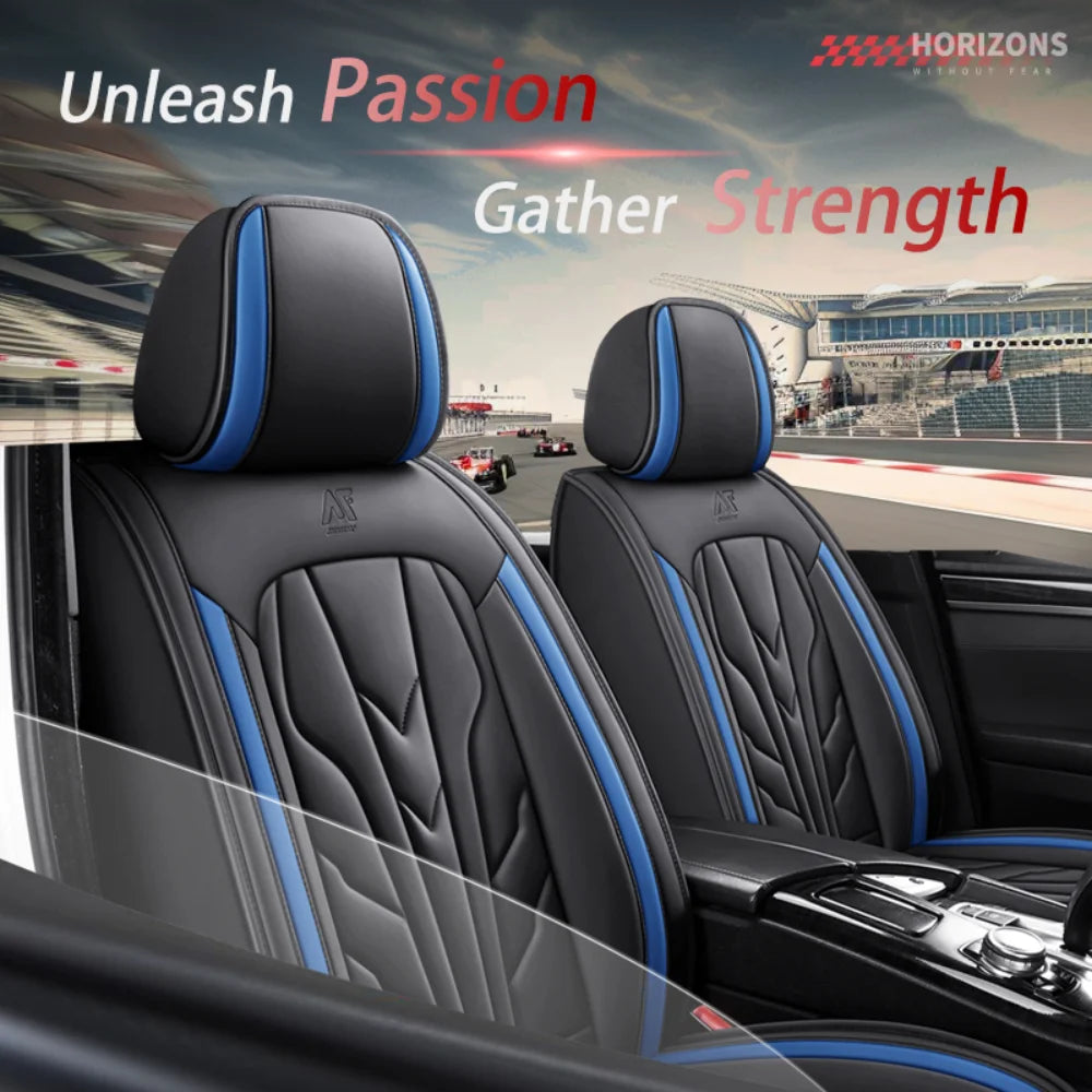 Universal Waterproof Leather Car Seat Cover for Five Seaters