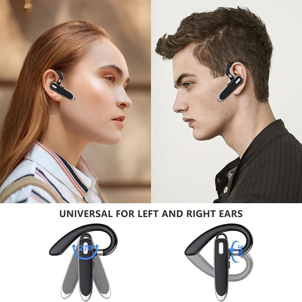 SHUKE Bluetooth Headset Wireless Earphones With 8 Hour Talk