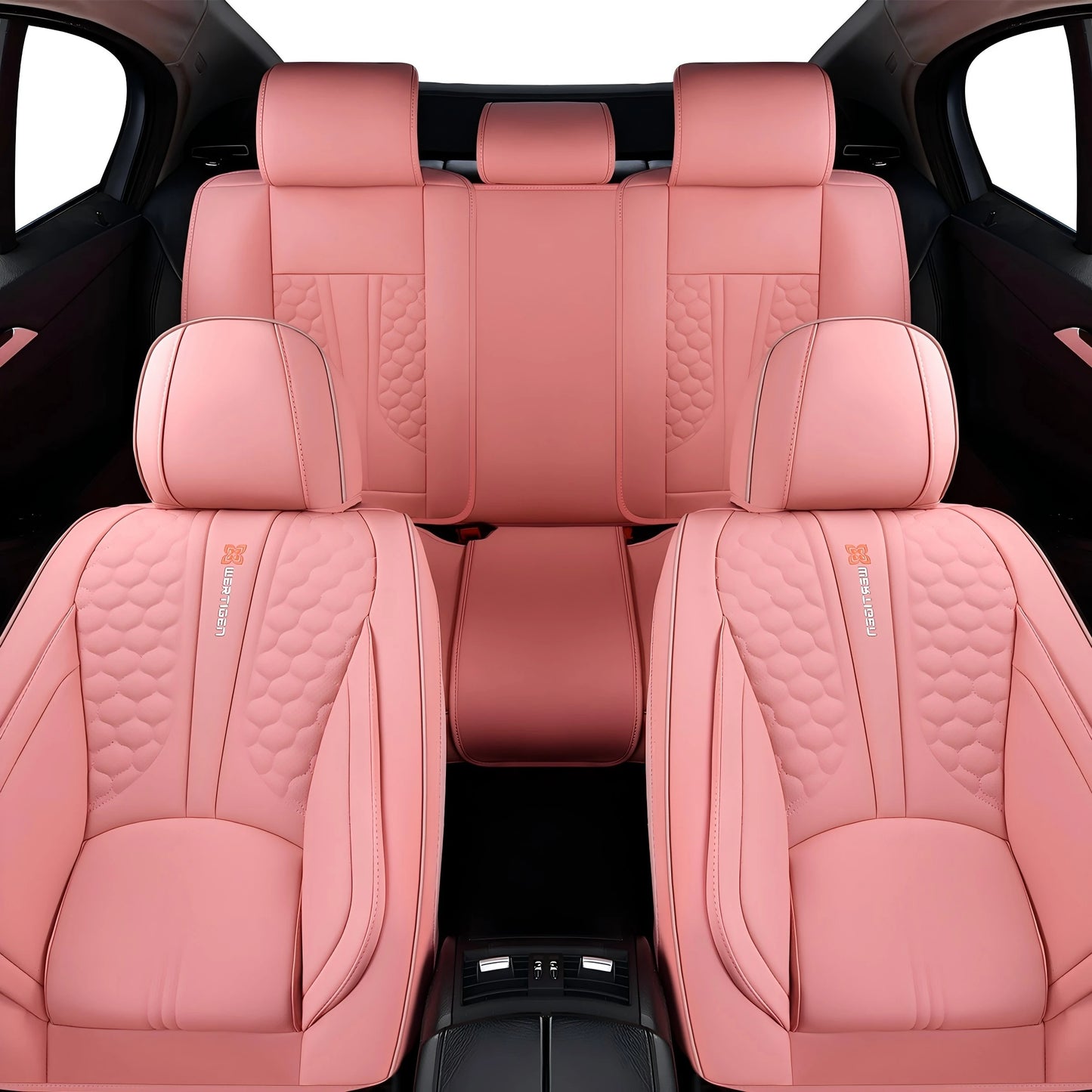 Waterproof Leather Car Seat Covers Universal Fit Allweather Non Slip