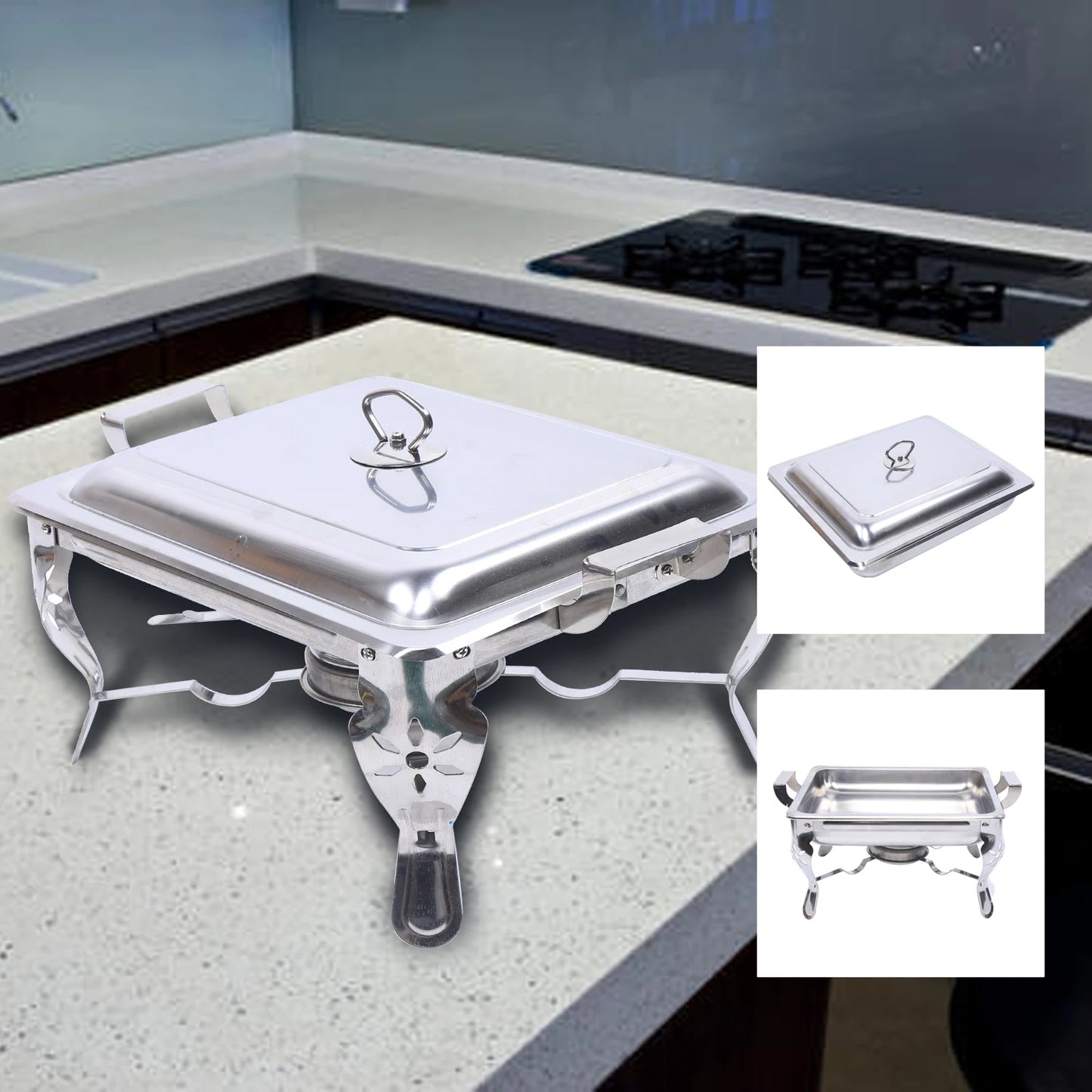 Hign-concerned Food Warmer Chafing Dish Stainless Steel Buffet Container