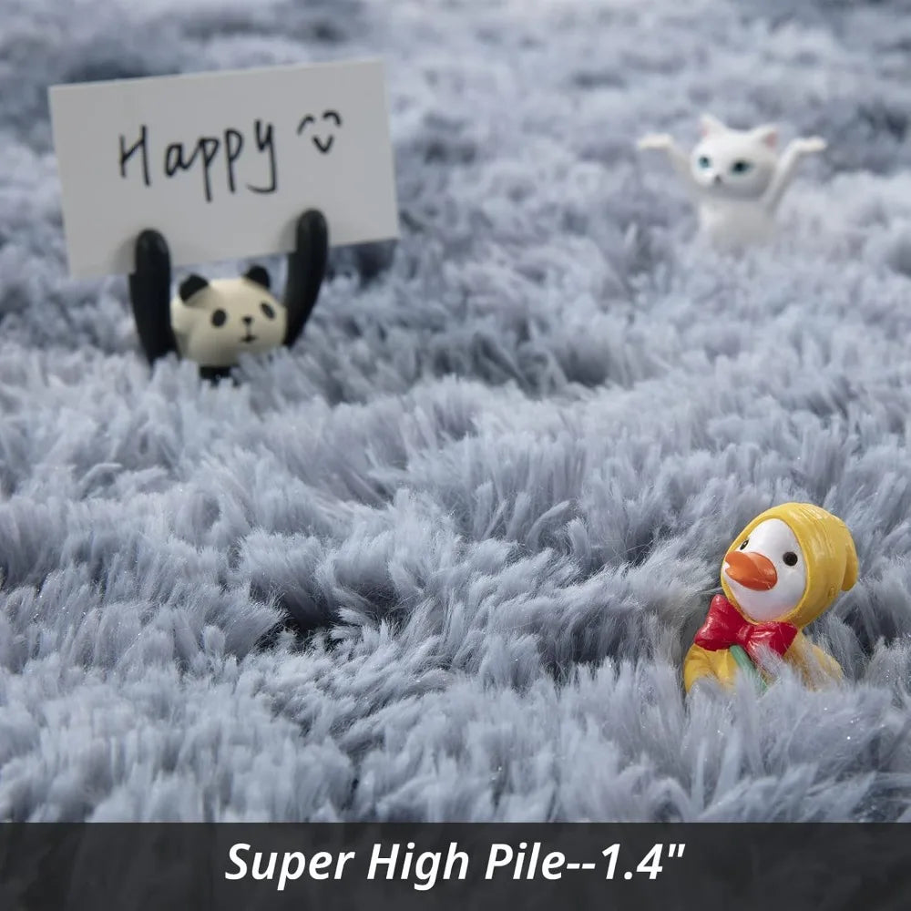 Ultra Plush Shaggy Area Rug For Living Rooms And Bedrooms