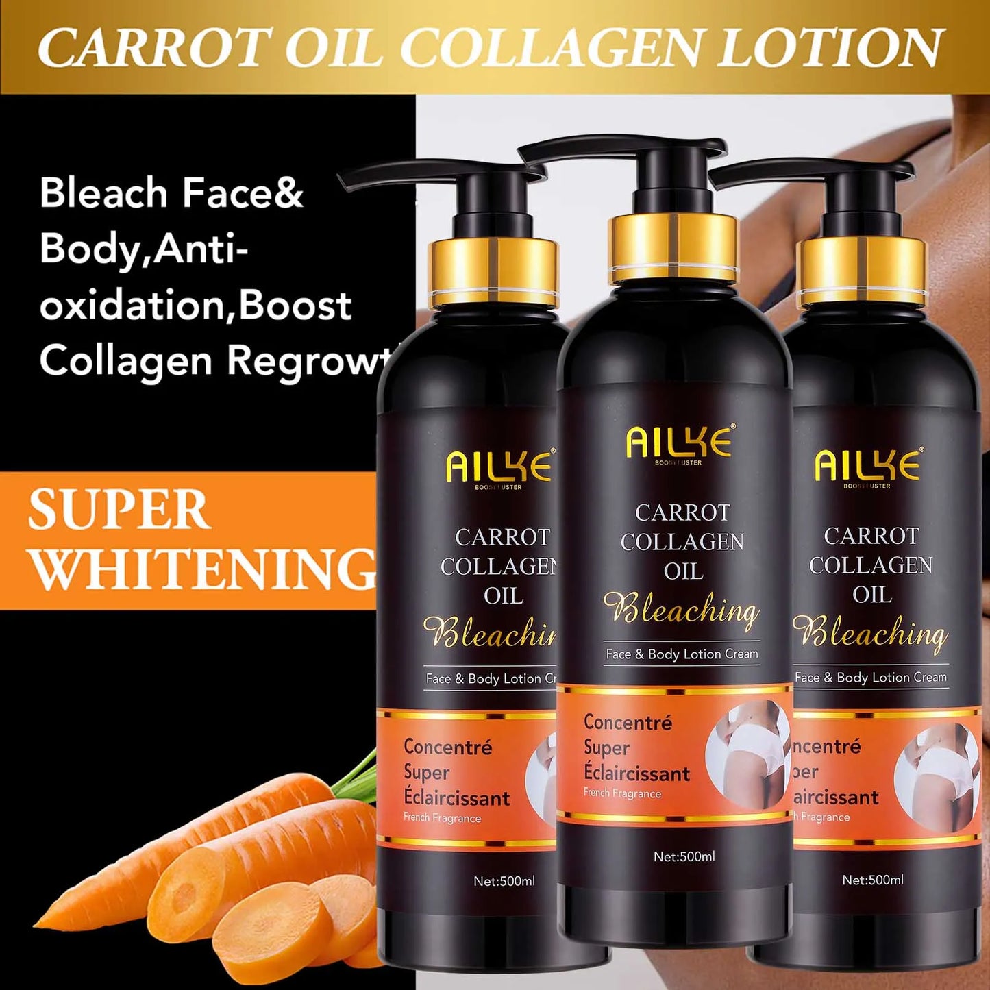 AILKE Collagen 5 in 1 Skin Care Kit For Face And Body