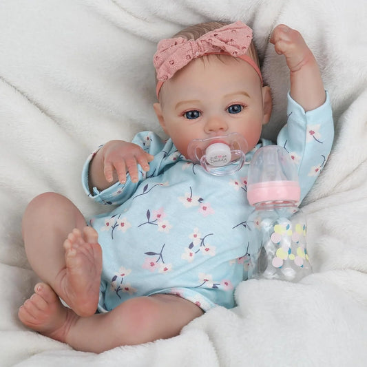 Risbecko Realistic Reborn Baby Doll Handmade Gift For Girls