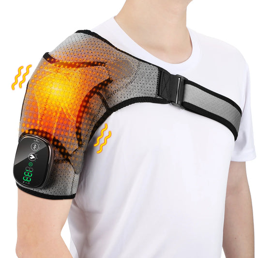 Hailicare Electric Heating Pad Shoulder Massager For Arthritis Pain