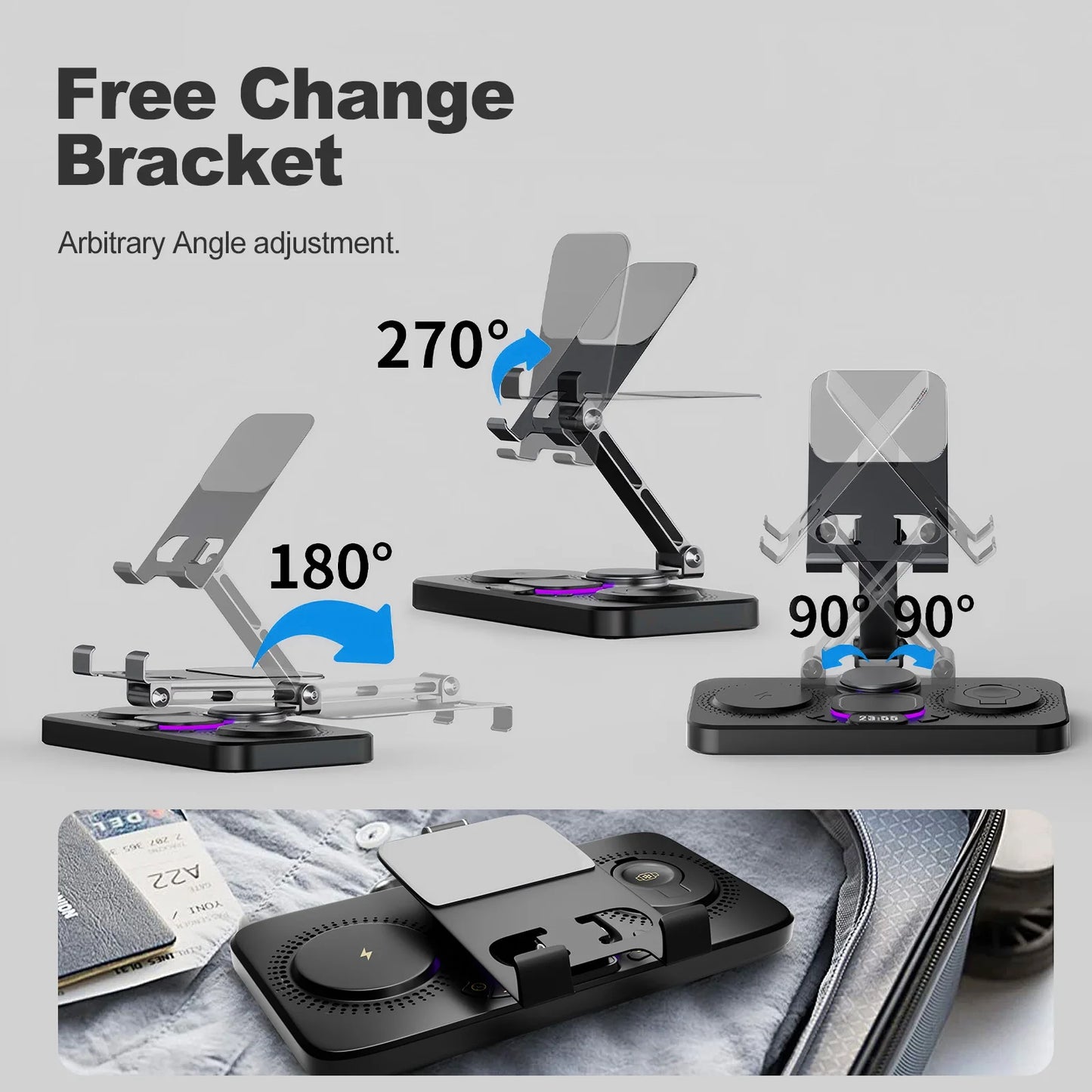 7 in 1 Wireless Charging Station For iPhone Apple Watch