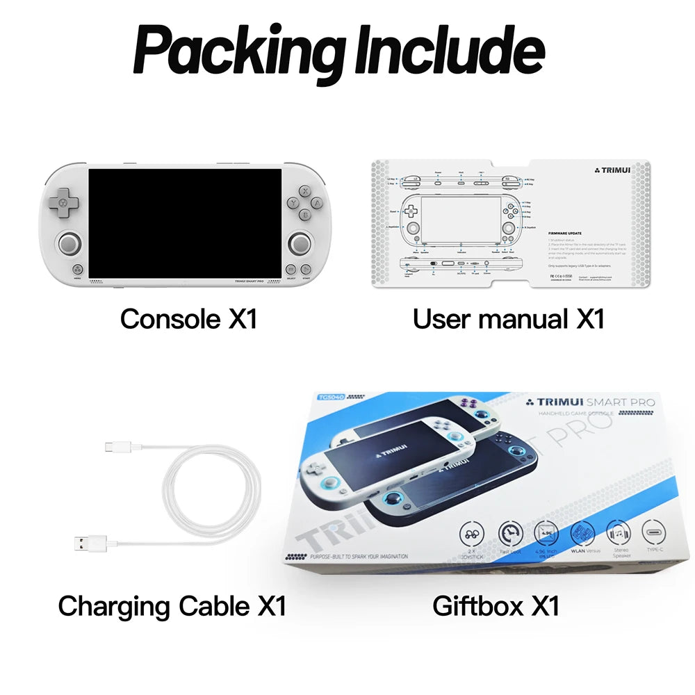 TRIMUIC Smart Pro Handheld Game Console Up To 256GB