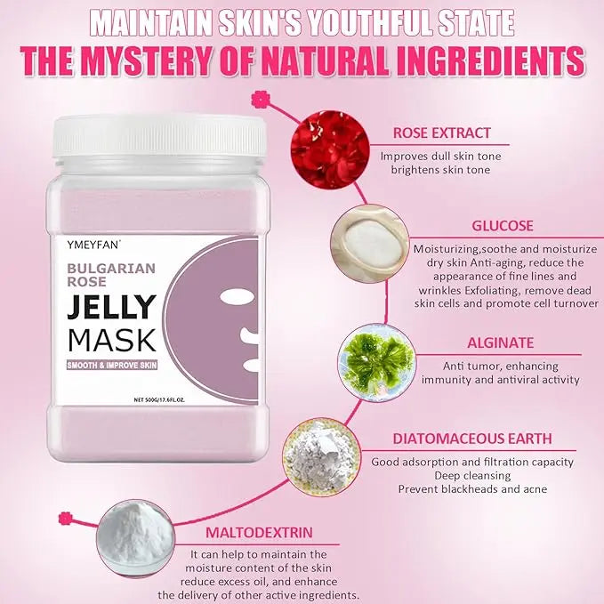 YMEYFAN Jelly Face Mask Powder For Facials