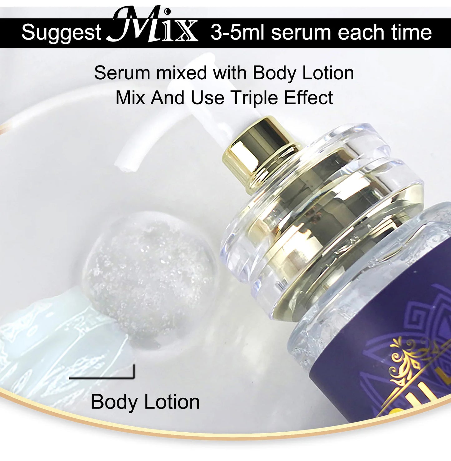 AILKE Glutathione Whitening Serum For Face And Body Hydrating