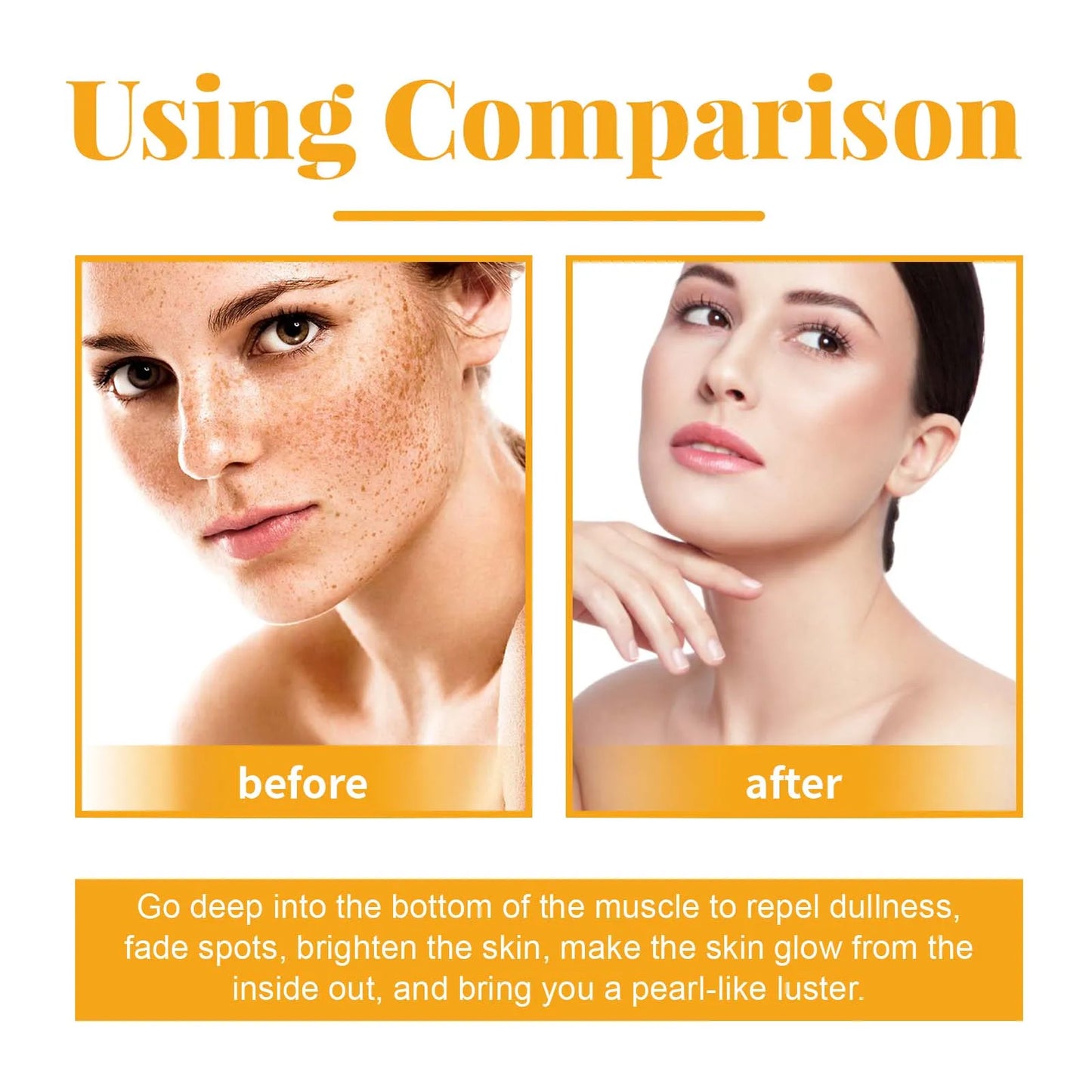 Ouhoe AHA Body Serum Collagen Moisturizing Pore Repair Spots Eraser