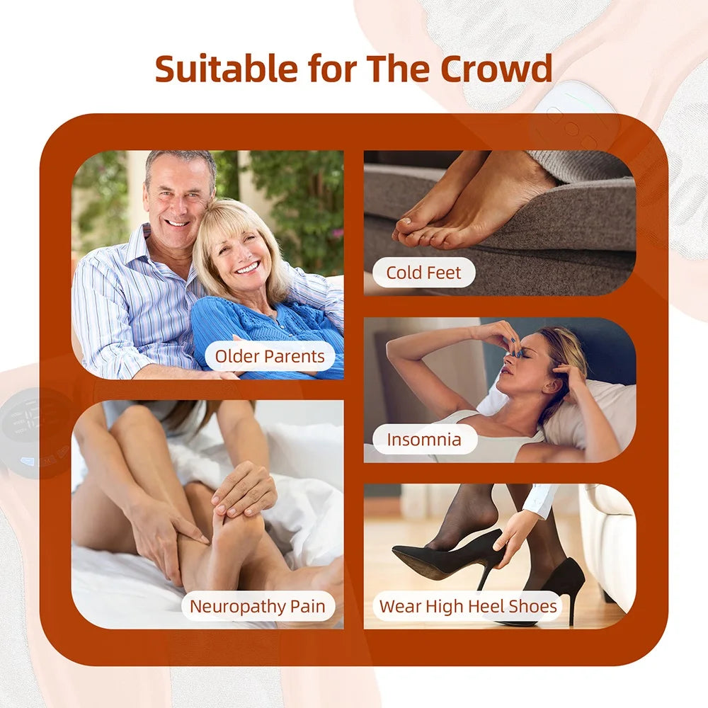 Iebilif Foot Massager With 6 Modes Acupoint Capture