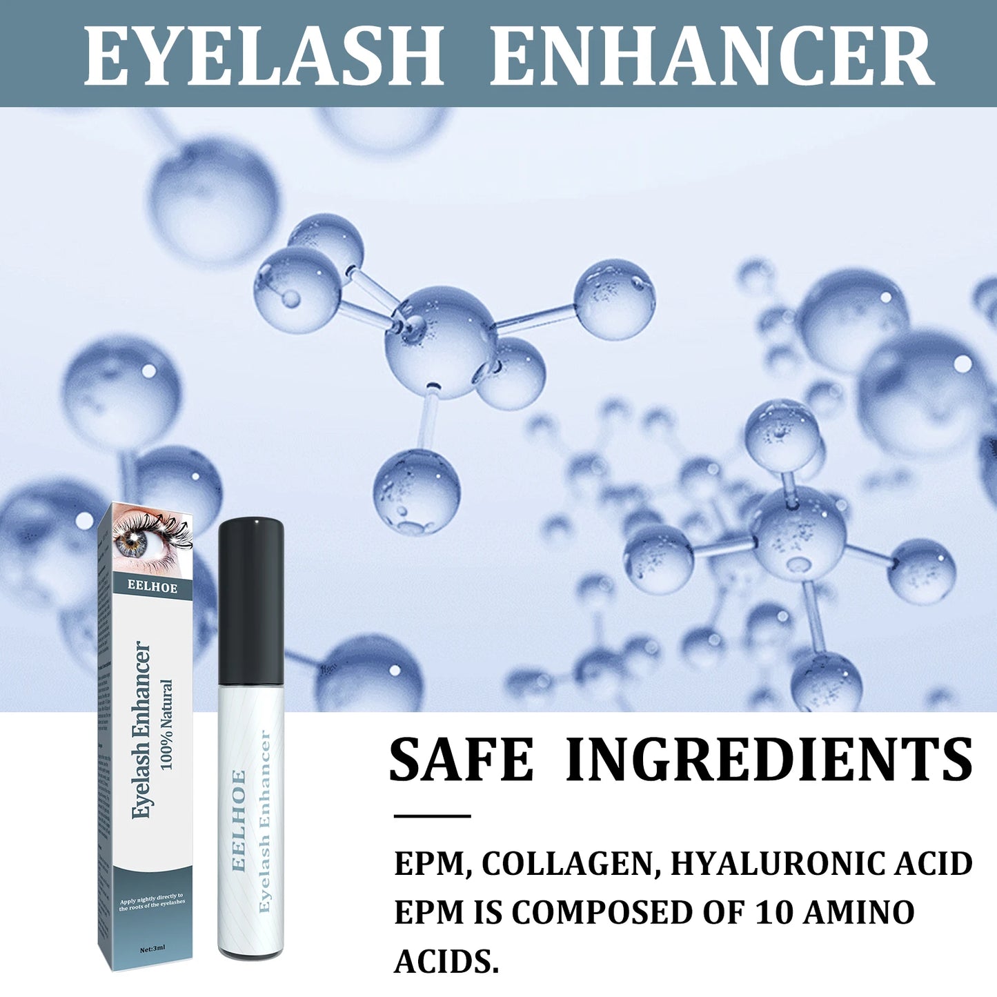 Eelhoe Eyelash Growth Serum For Eyelashes And Eyebrows