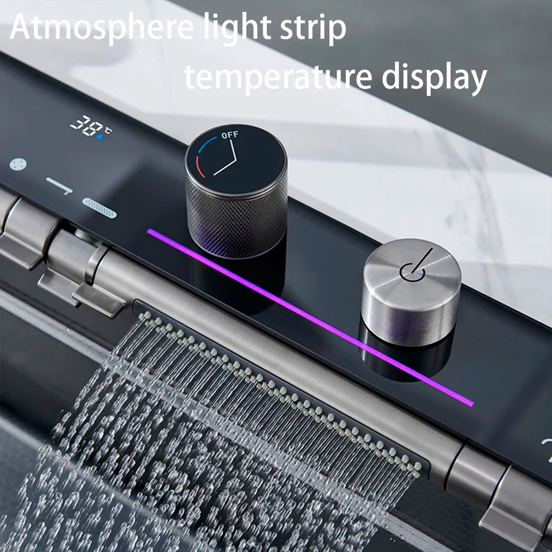 Certification Stainless Steel Kitchen Waterfall Sink With Digital Display