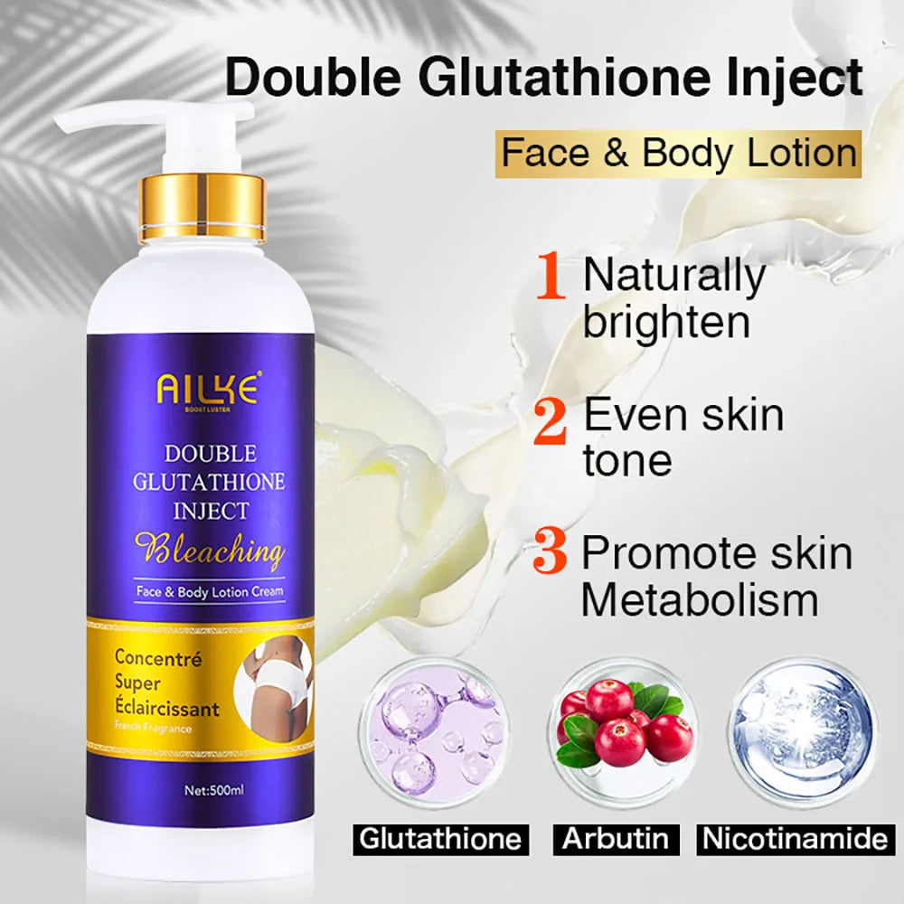 AILKE Whitening Cream Glutathione Body Lotion For Brighter Skin