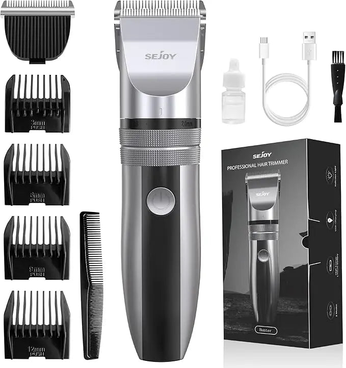 SEJOY Electric Hair Trimmer for Men Cordless Rechargeable Shaver