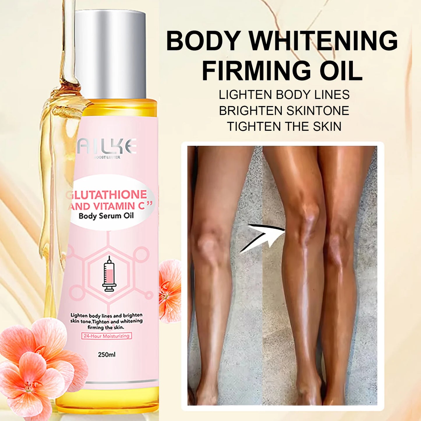 AILKE Whitening Glutathione Vitamin C Facial Skin Care Set
