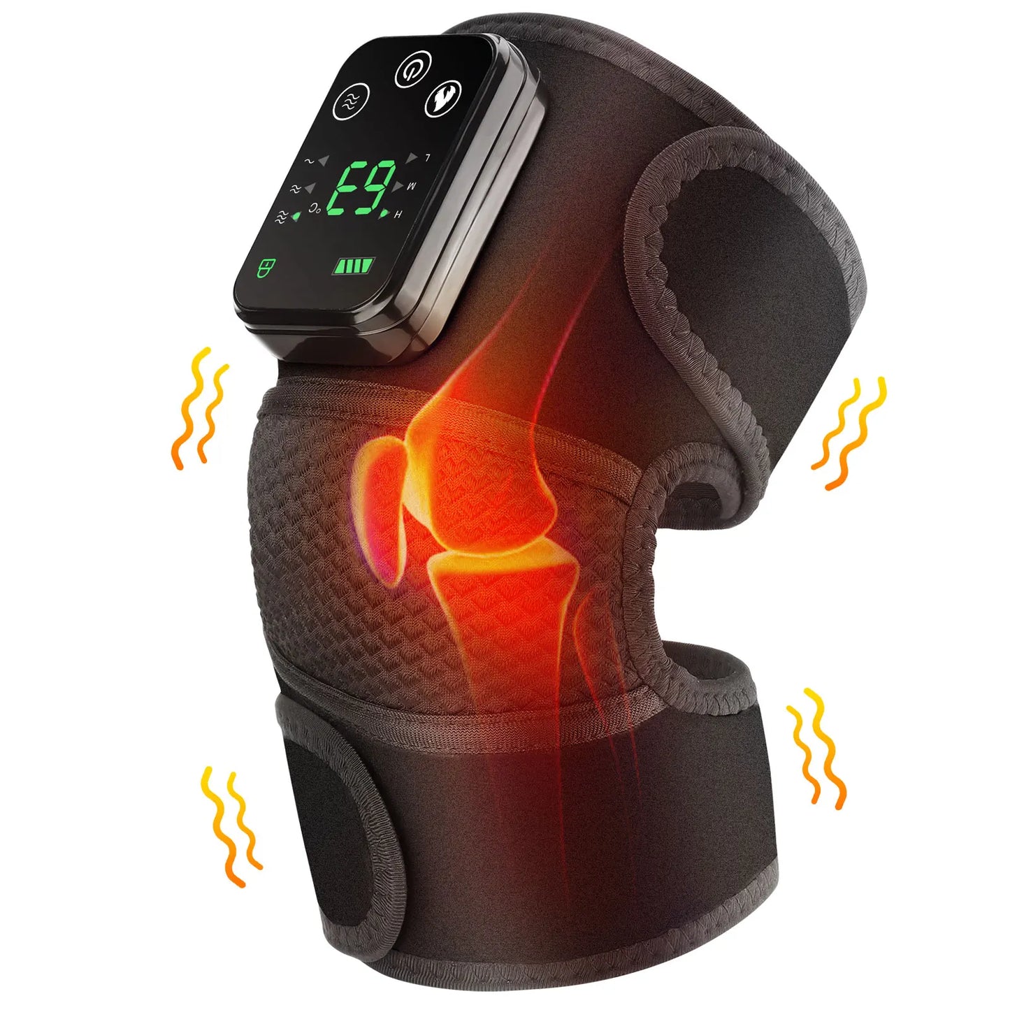 Hailicare 3 In 1 Cordless Heating Knee Pad Massager
