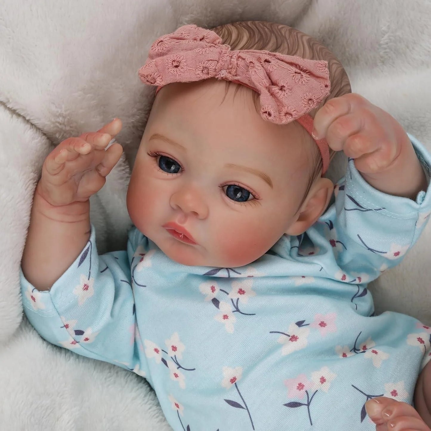 Risbecko Realistic Reborn Baby Doll Handmade Gift For Girls