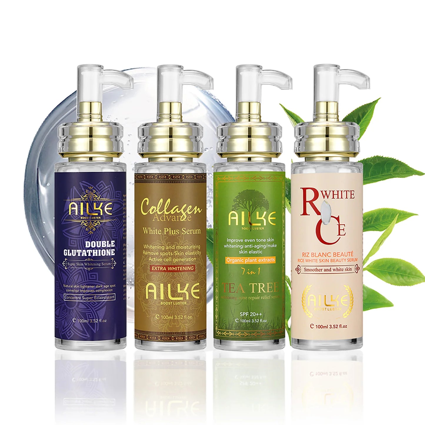 AILKE Glowing Skin Serum With Glutathione Vitamin A C E