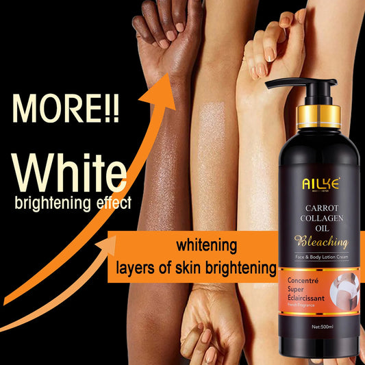 AILKE Whitening Body Lotion With Collagen And Carrot Oil