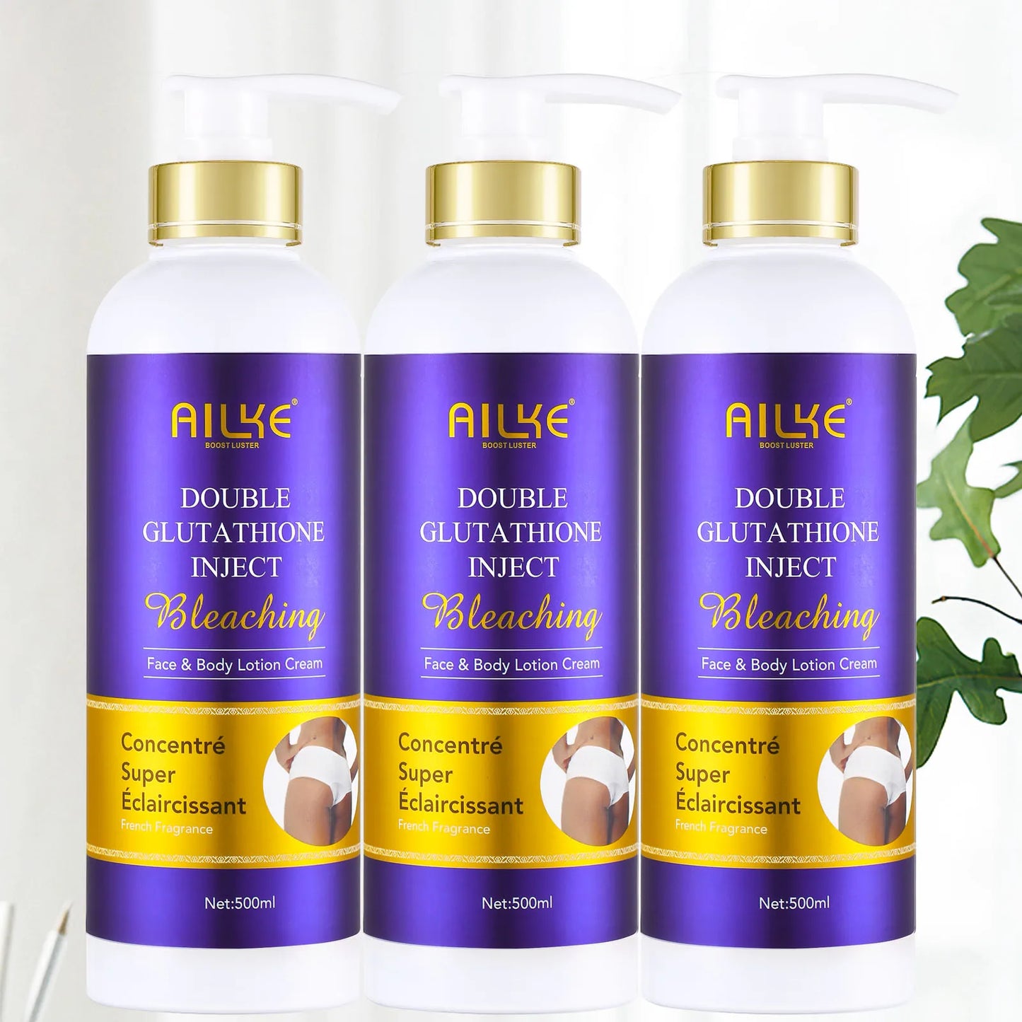 AILKE 5-In-1 Glutathione Skin Care Kit for Women Brightening