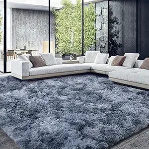 Ultra Plush Shaggy Area Rug For Living Rooms And Bedrooms